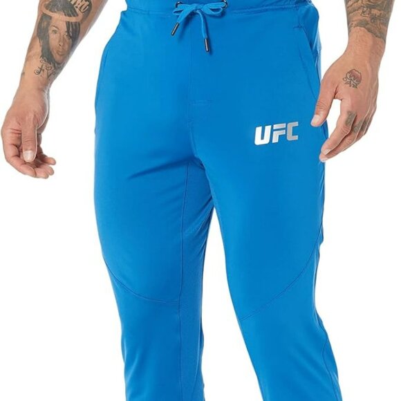 NWT UFC Men’s Large Tech Joggers Blue Athletic Pants - Picture 2 of 2